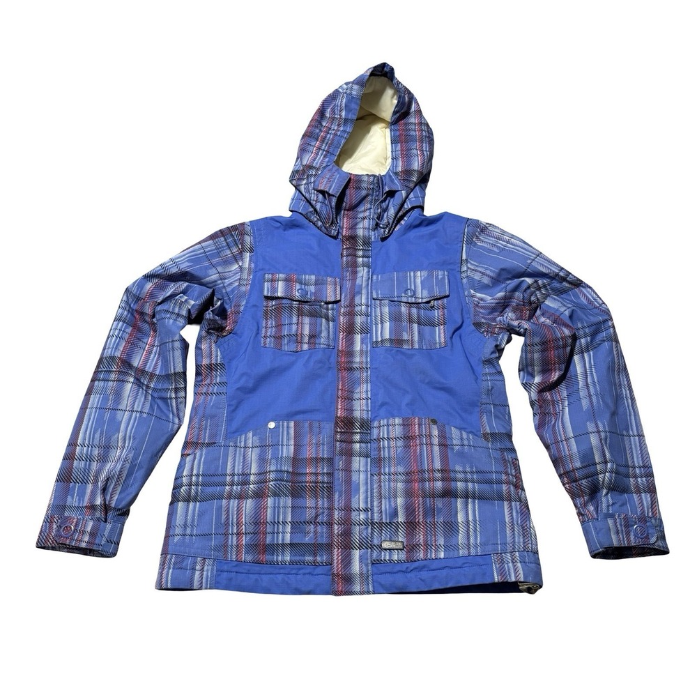 Oakley Thinsulate Insulated Snowboard Jacket Baggy Fit Hooded Ski Snowboard Sz M